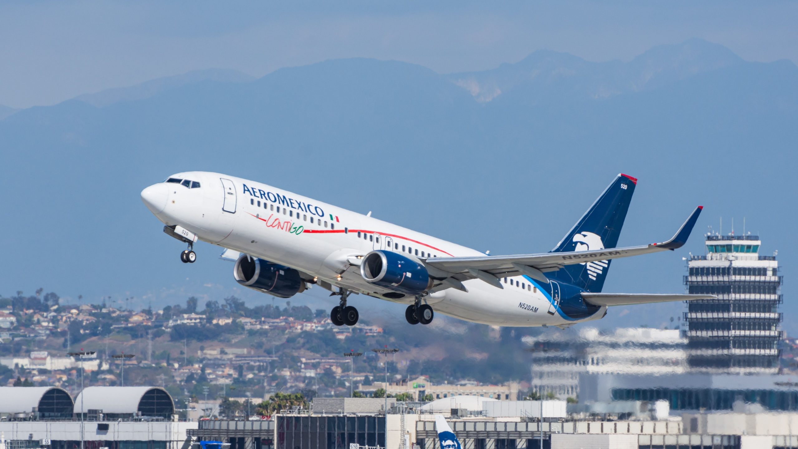 Passagier geboren am Aeromexico Boeing 737 Flug nach Ciudad Juarez