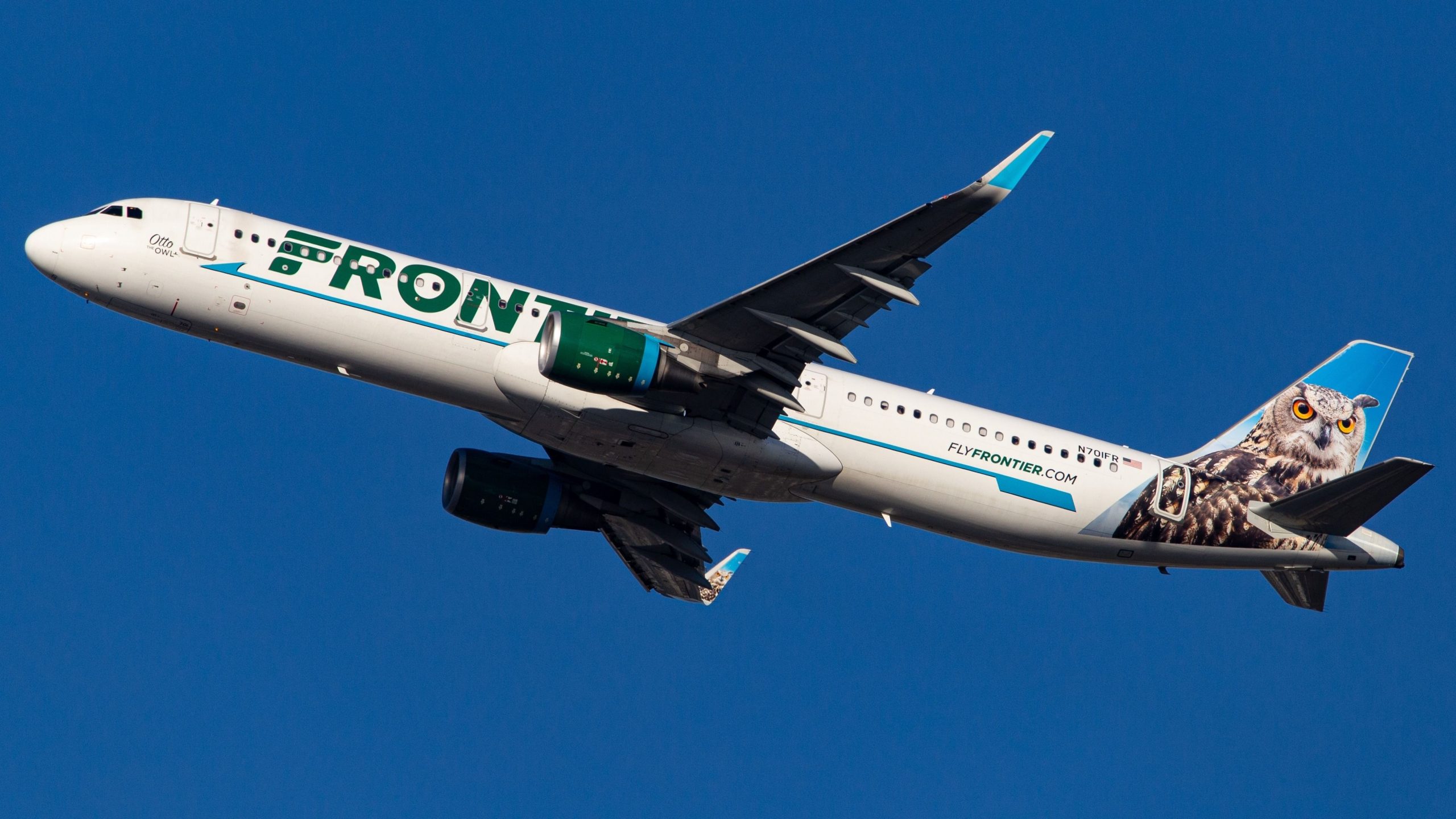 Frontier Airlines Airbus A321 fängt Feuer bei der Landung in Las Vegas.