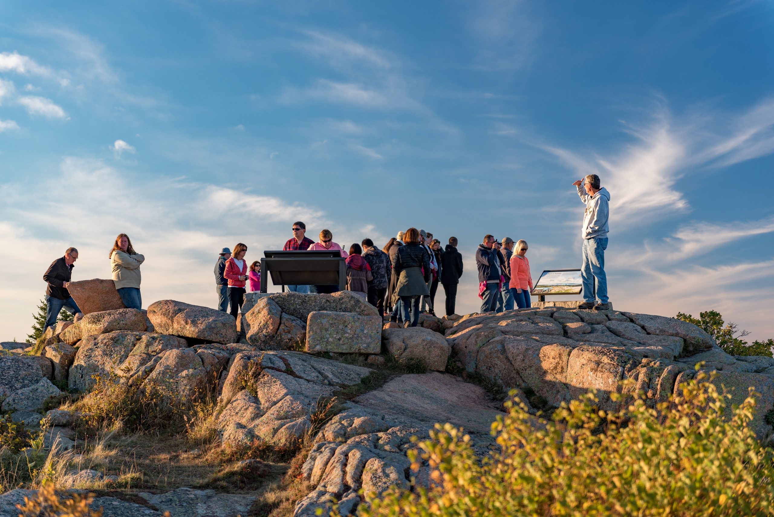 Der Acadia National Park kündigt Key Road 