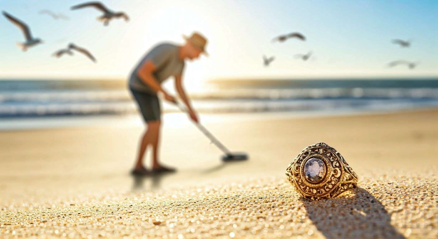 Der Ring des 1800er an einem Strand war mit jemandem verbunden, der unerwartet ist