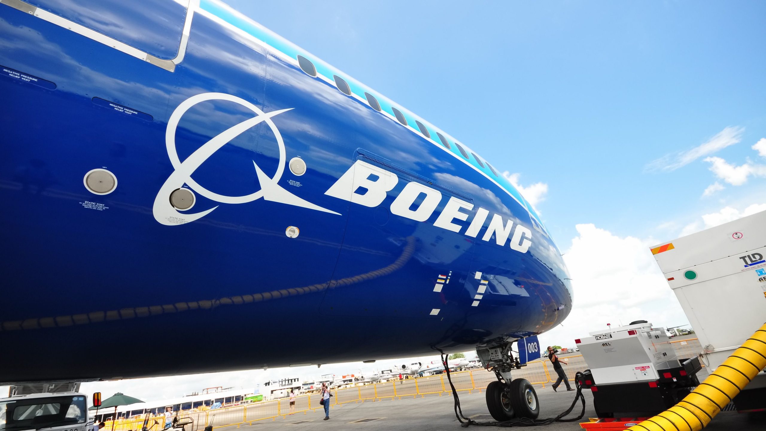 Boeing hat keine kommerziellen Flugzeuge auf der statischen Anzeige in Singapur Airshow