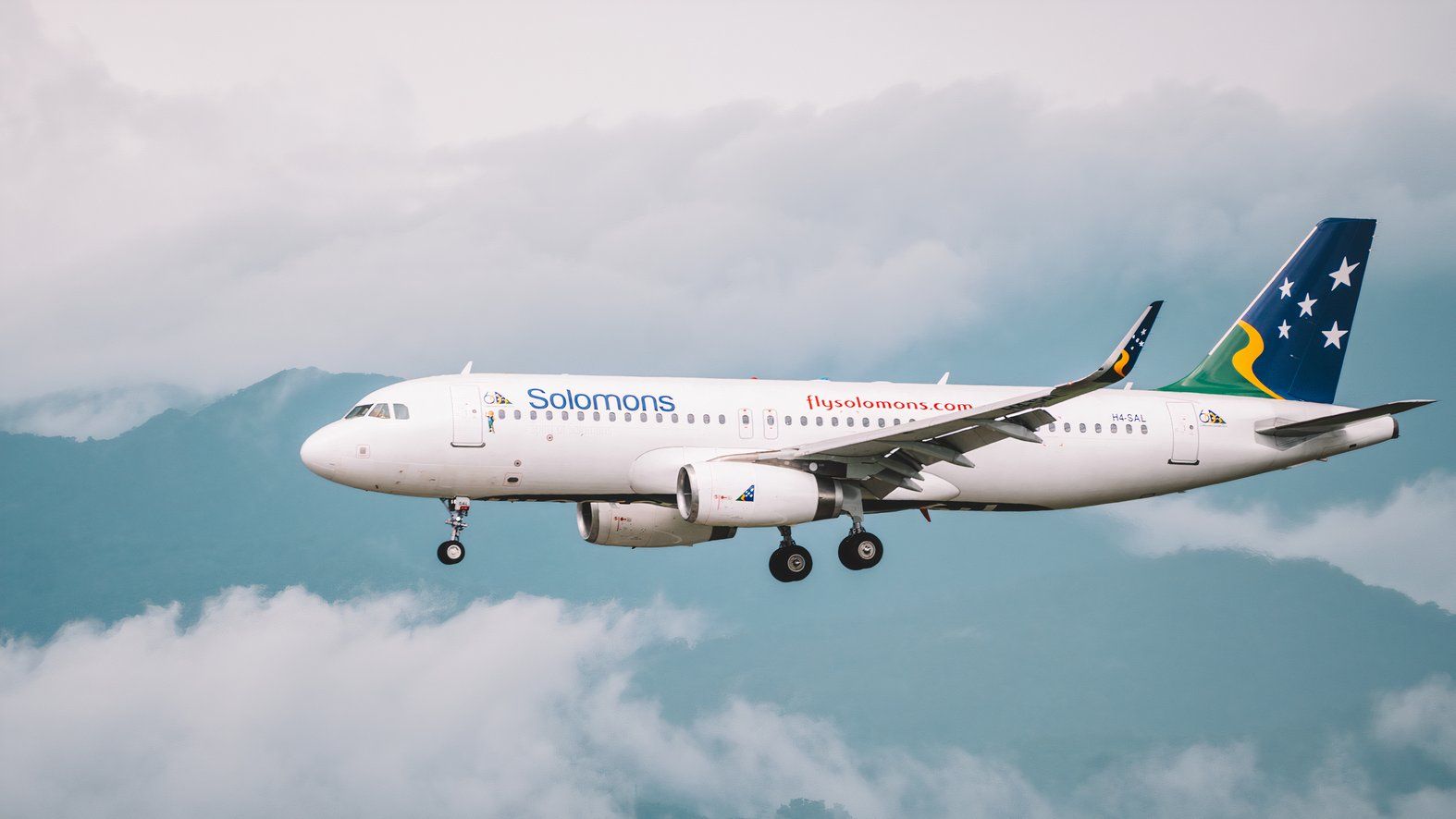 Solomon Airlines wirft eine Airbus A320 