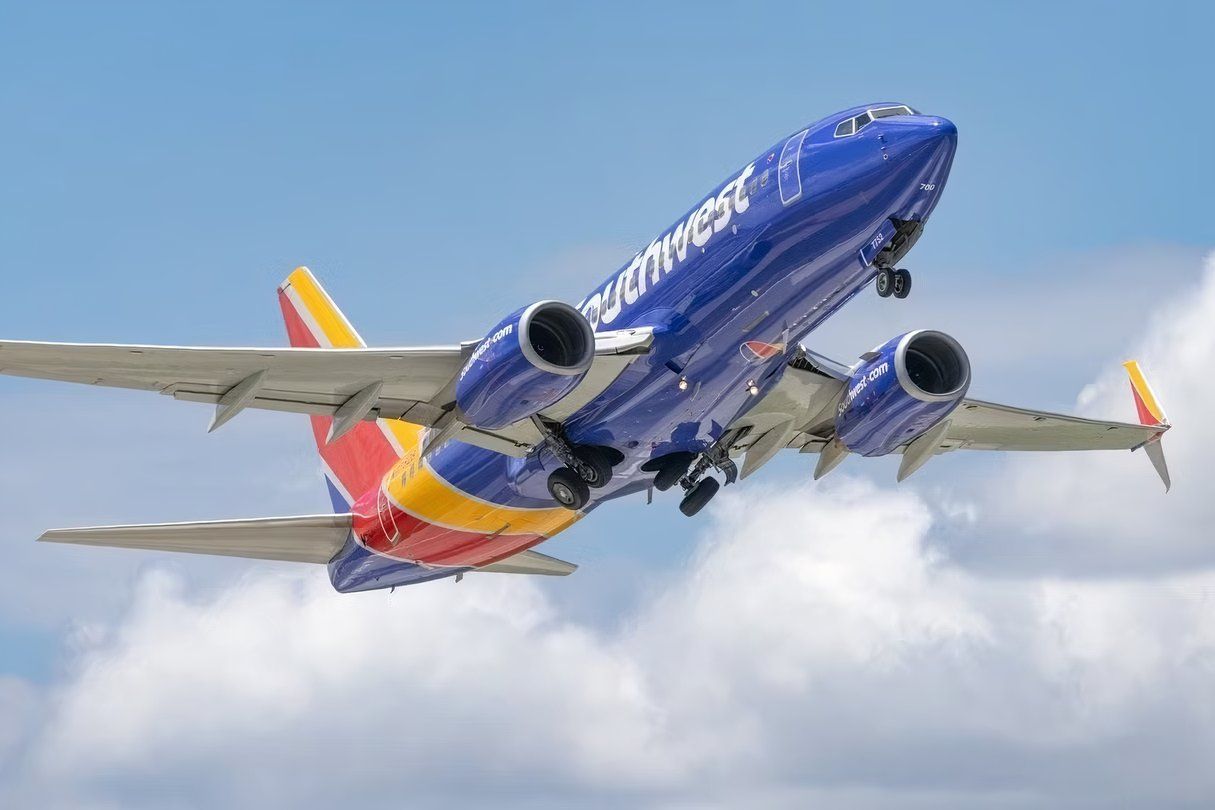 Der Flug von Southwest Airlines verzögerte