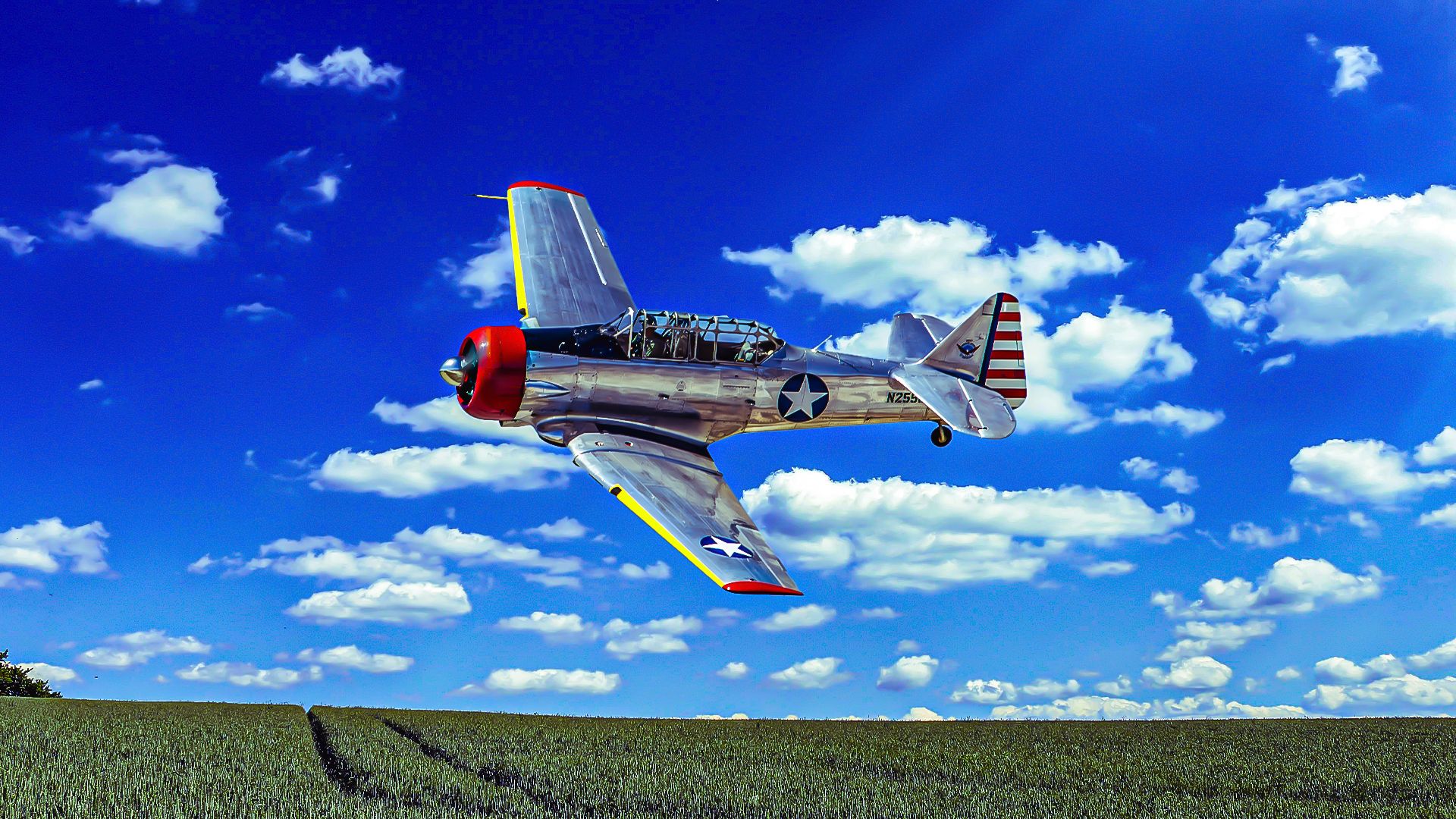 Die Entwicklung des nordamerikanischen T-6-Texaners in einen zivilen Trainer