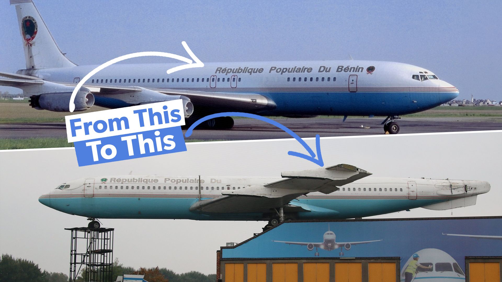 Die Geschichte von Belgiens verlassenem Boeing 707