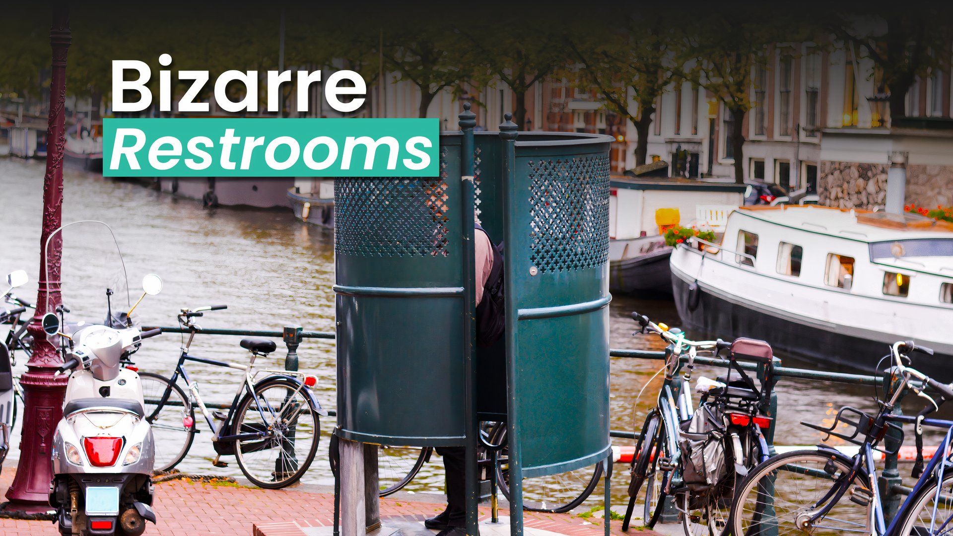 Die seltsamsten öffentlichen Badezimmer der Welt finden sich in dieser Stadt