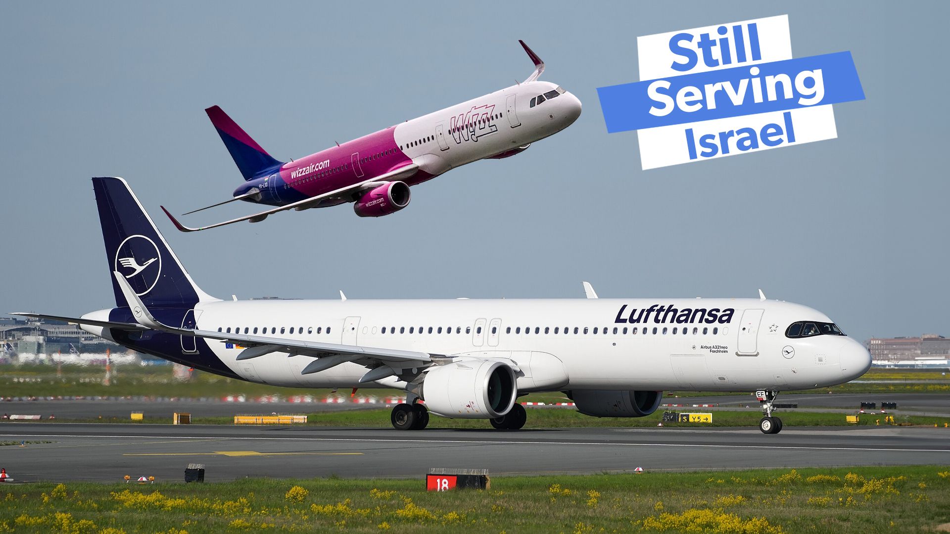 TOP 5: Die ausländischen Fluggesellschaften sollen im September die meisten Flüge von &amp; von Israel durchführen