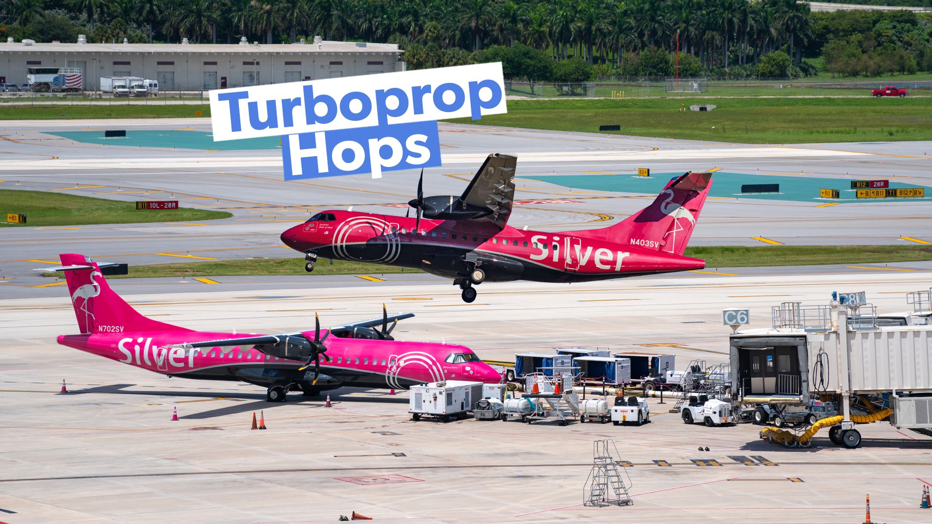 Turboprop-Hopfen: Die 5 US-amerikanischen Routen servierten im Dezember mehr als täglich von Silver Airways 'ATRs