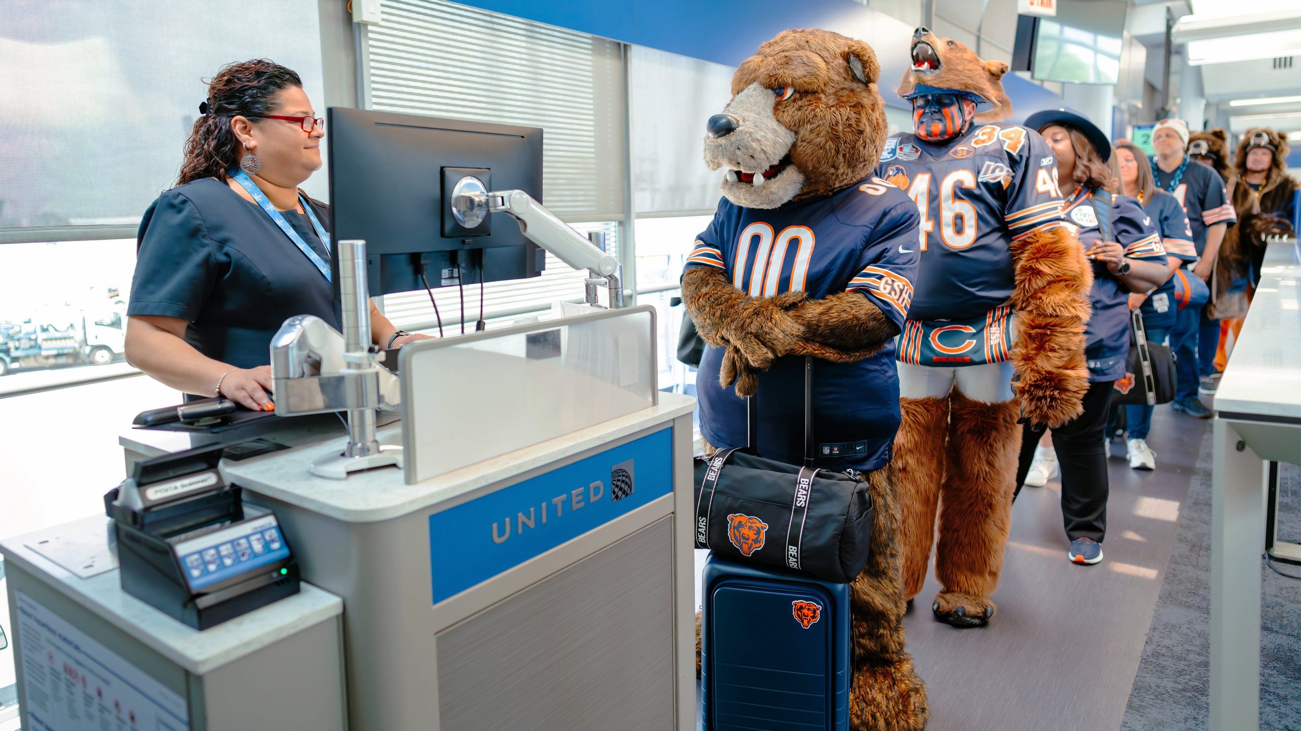 United Airlines erleichtert das Leben für Chicago O'Hare Bears 