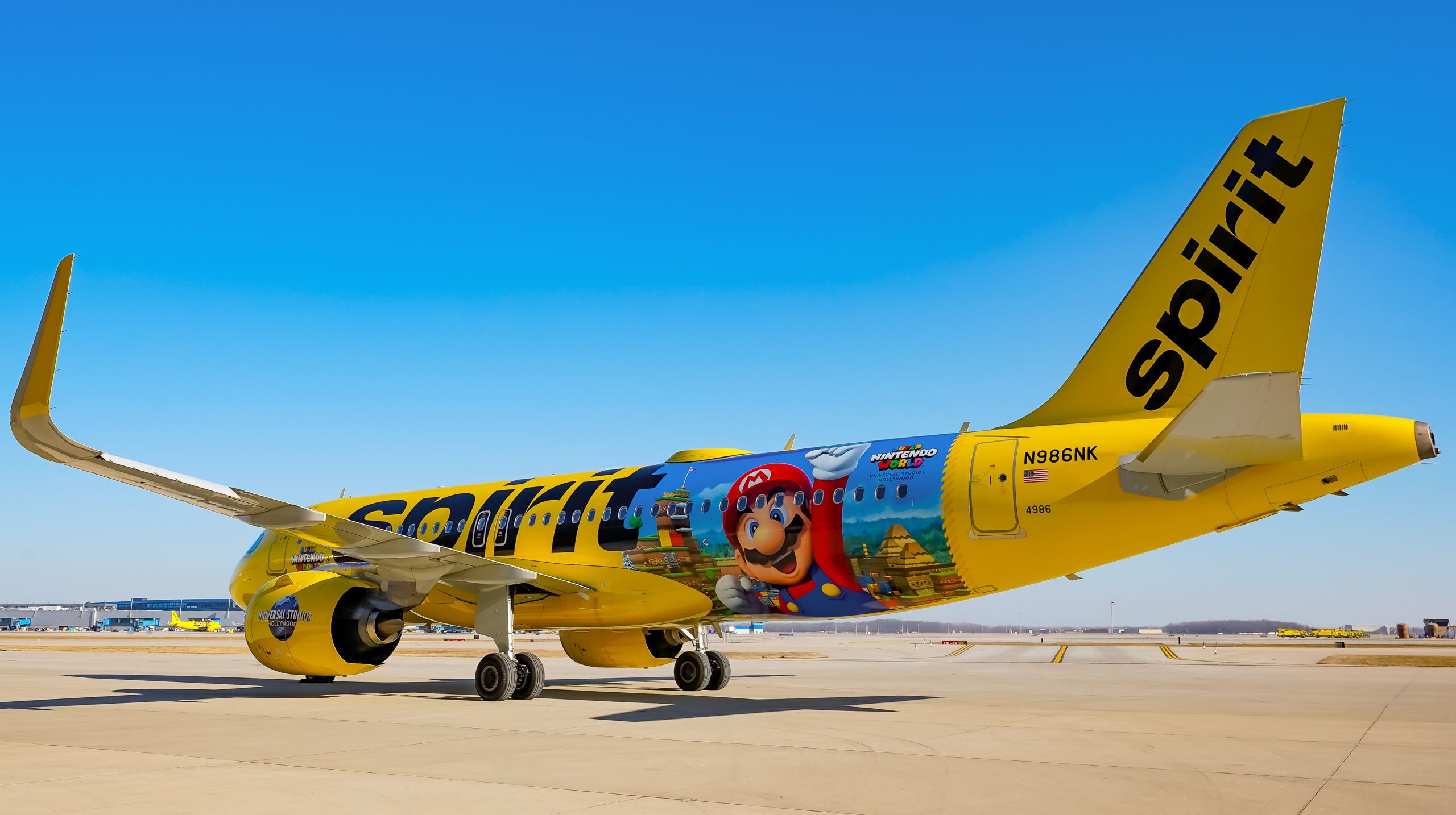 Fly with Mario: Spirit Airlines bietet Airbus A320neo mit Super Nintendo World Decal