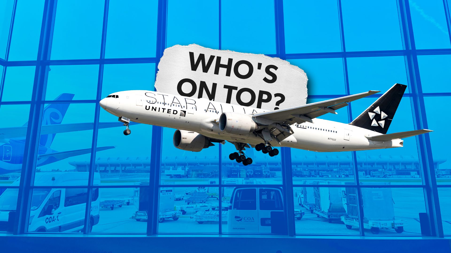 Washington Dulles '5 größte Fluggesellschaften nach Marktanteil