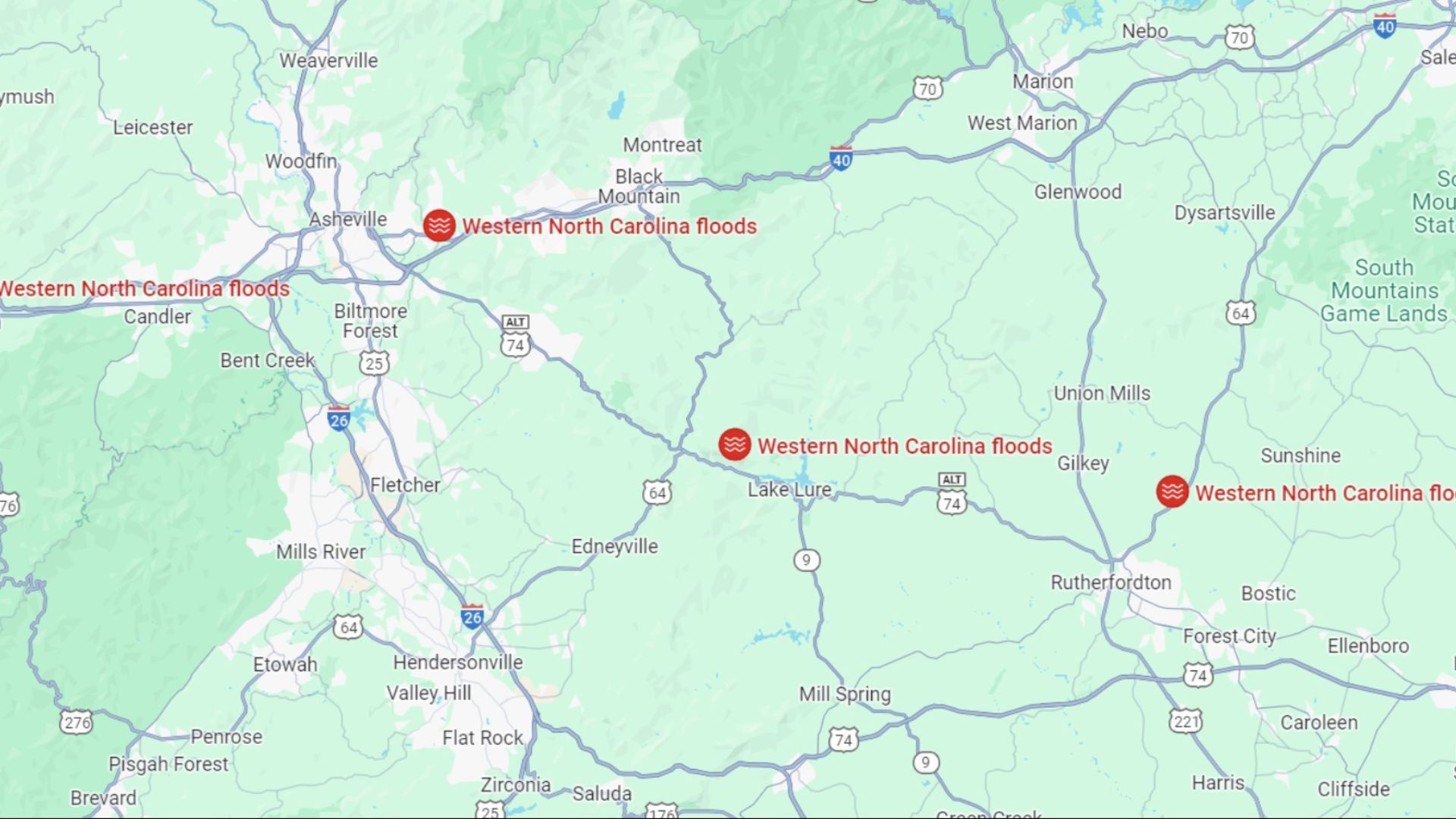 Kleine Bergstädte trugen die Hauptlast von Helenes Zorn: Die Landschaft von Western North Carolina wurde für immer verändert