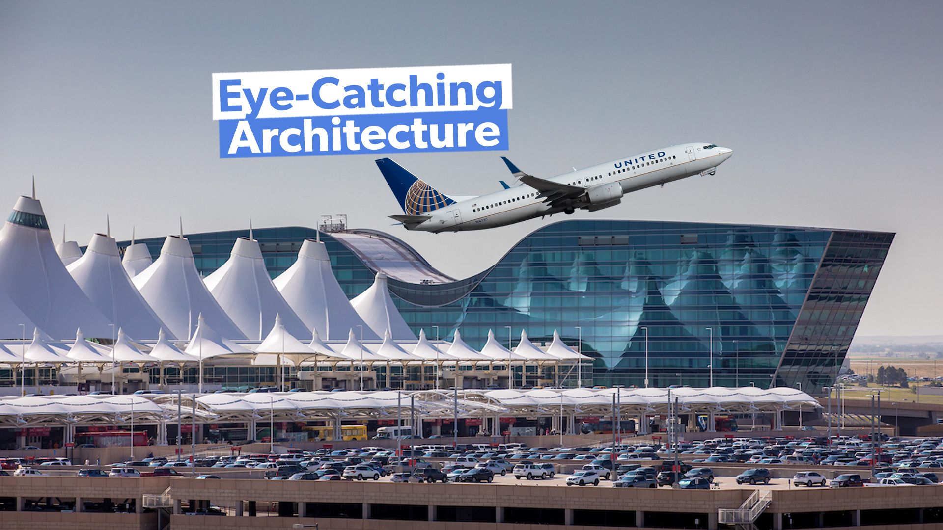 Die Geschichte hinter den ikonischen weißen Zelten des internationalen Flughafens des Denver International Airport