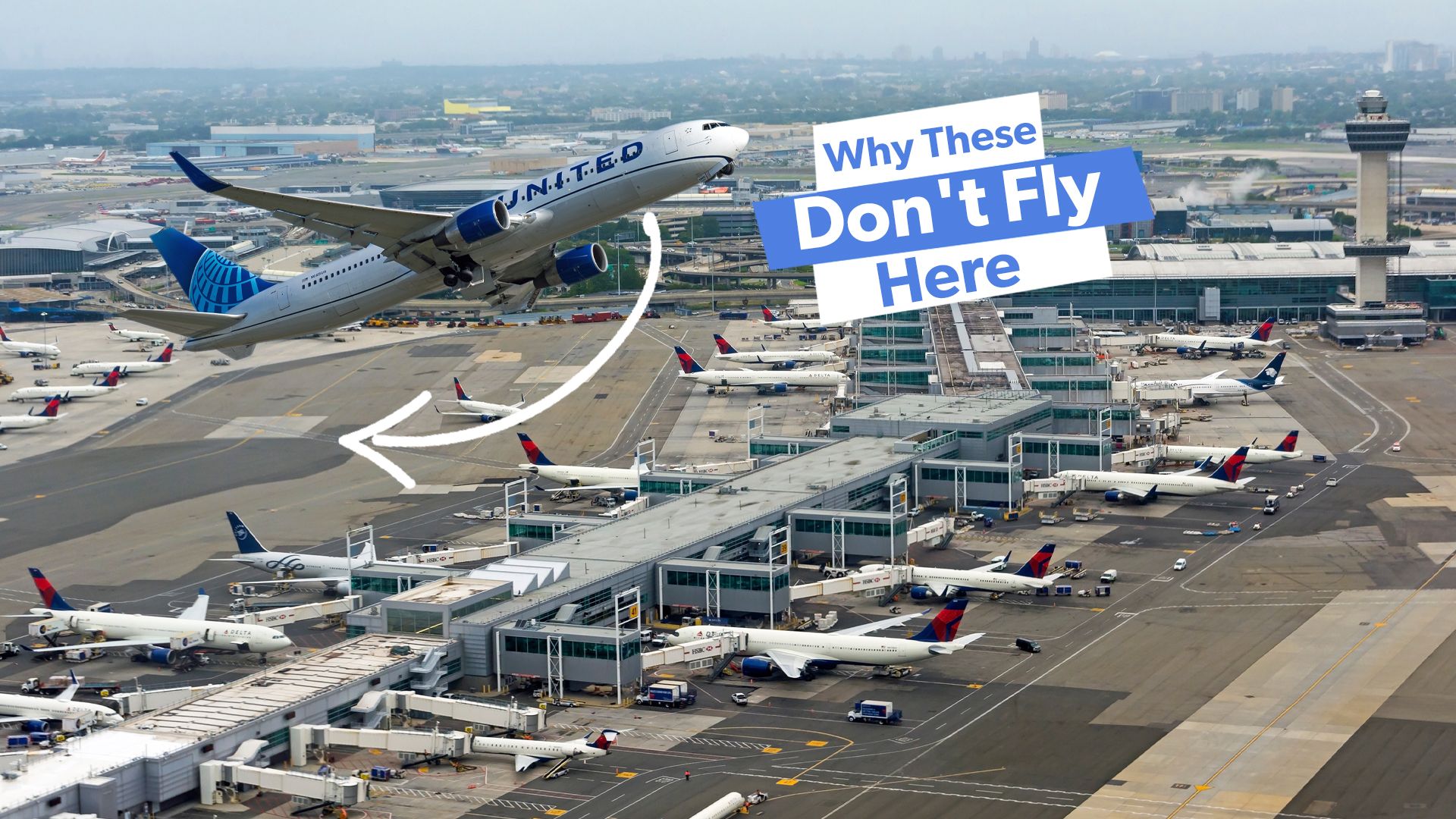 Warum fliegen United Airlines nicht zum JFK 