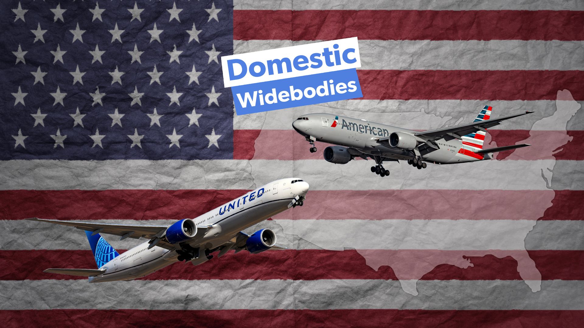 Großraum in Hülle Reichweite: 5 Transkontinentale US-Strecken mit häufig Twin-Aisle-Jets