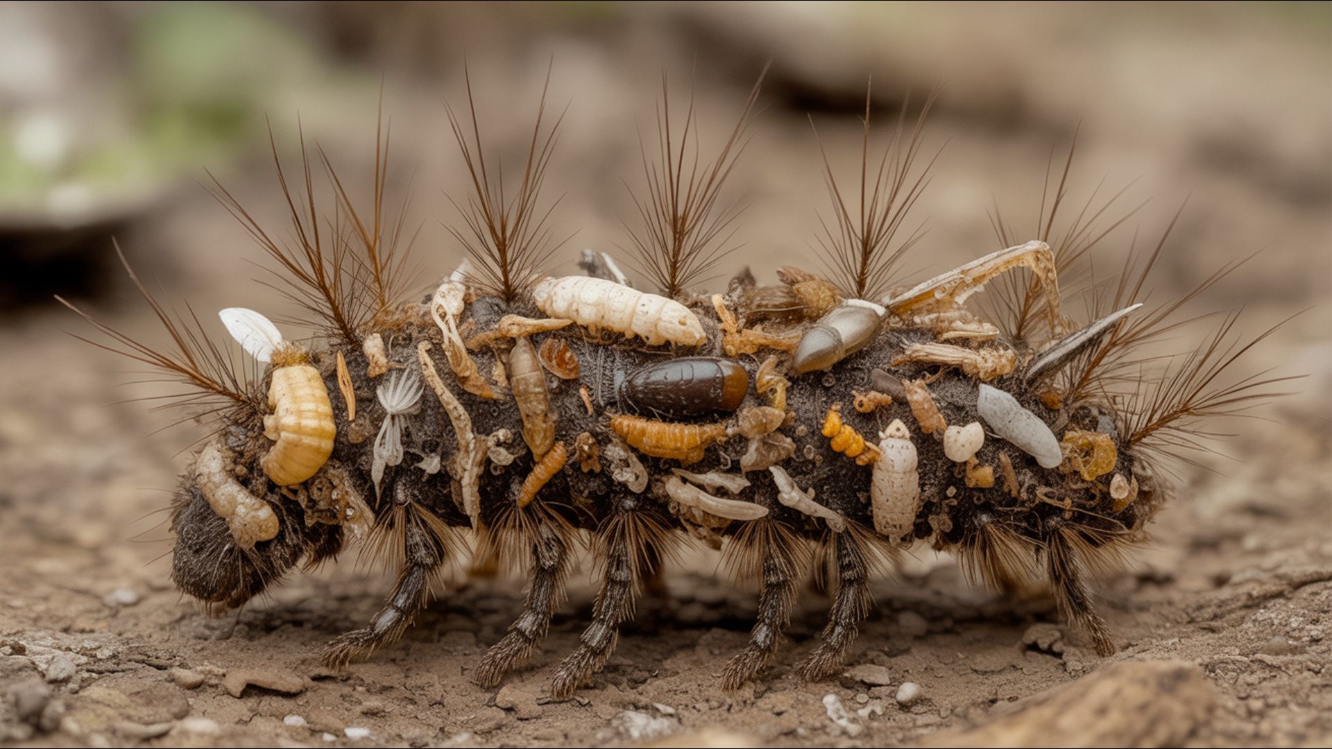Amerikas seltsamste neue Art ist ein „Knochensammler“, der den Körper seiner Opfer trägt