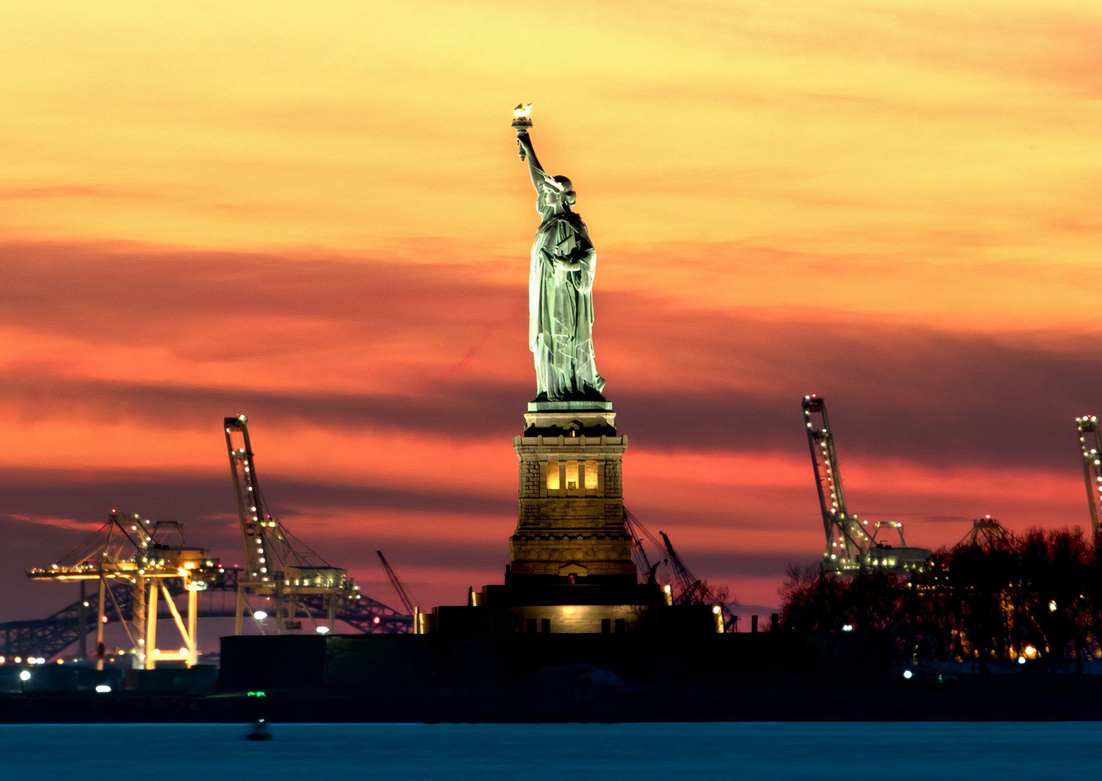 Sie werden von diesem Teil der Freiheitsstatue verboten