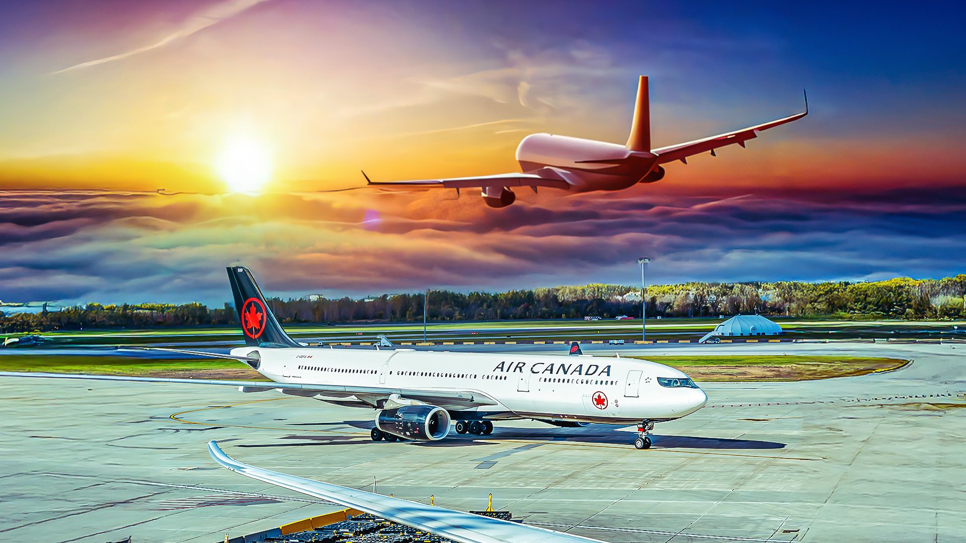 Der längste Airbus A330-300 Routen Air Canada fliegt