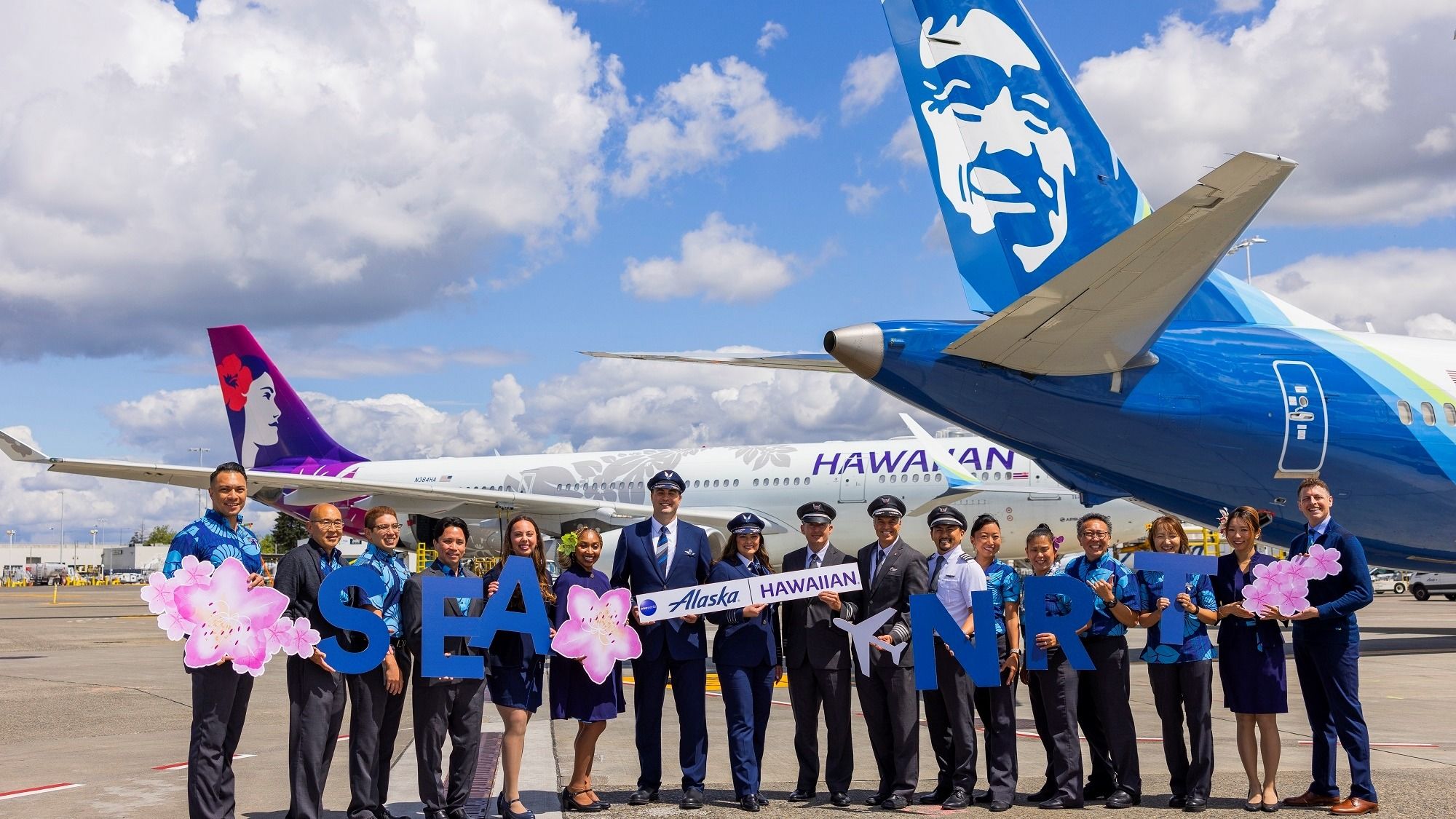 Tiefe: Alaska Airlines 'Langstrecken von Seattle-Tacoma nach Tokio, Seoul und Rom