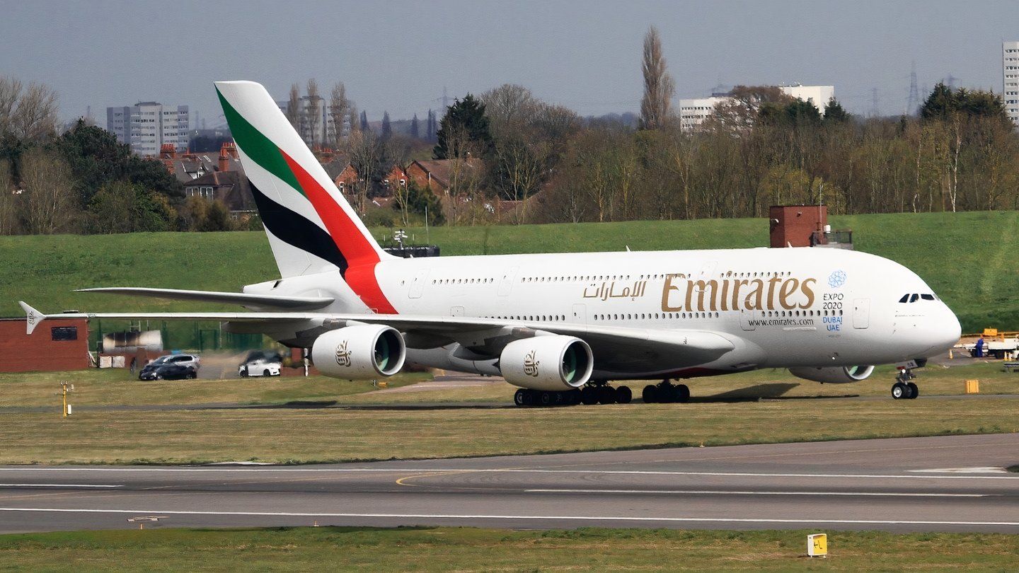 Wo Emirates seine sehr hohe Kapazität mit hoher Kapazität von 615 Sitzplätzen Airbus A380s fliegt