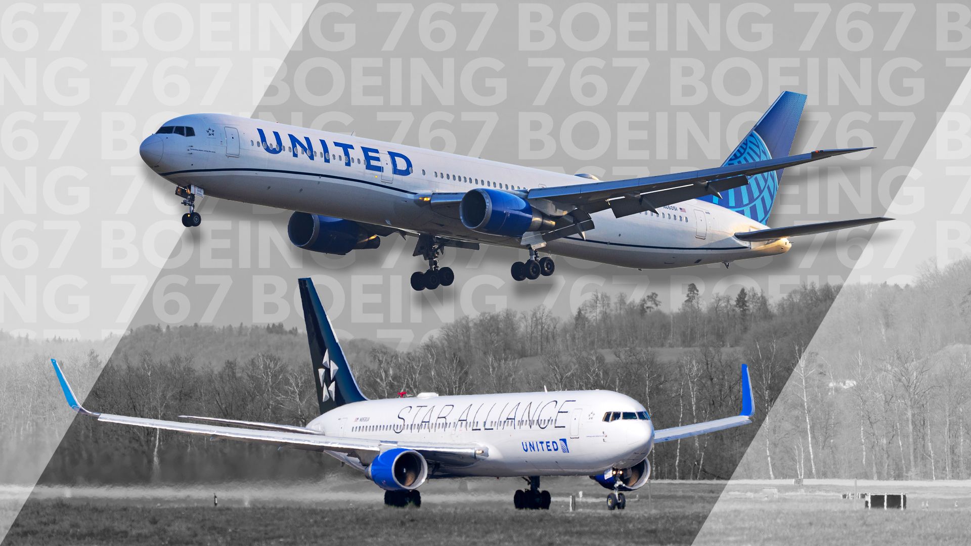 Wie United Airlines strategisch den Boeing 767 verwendet