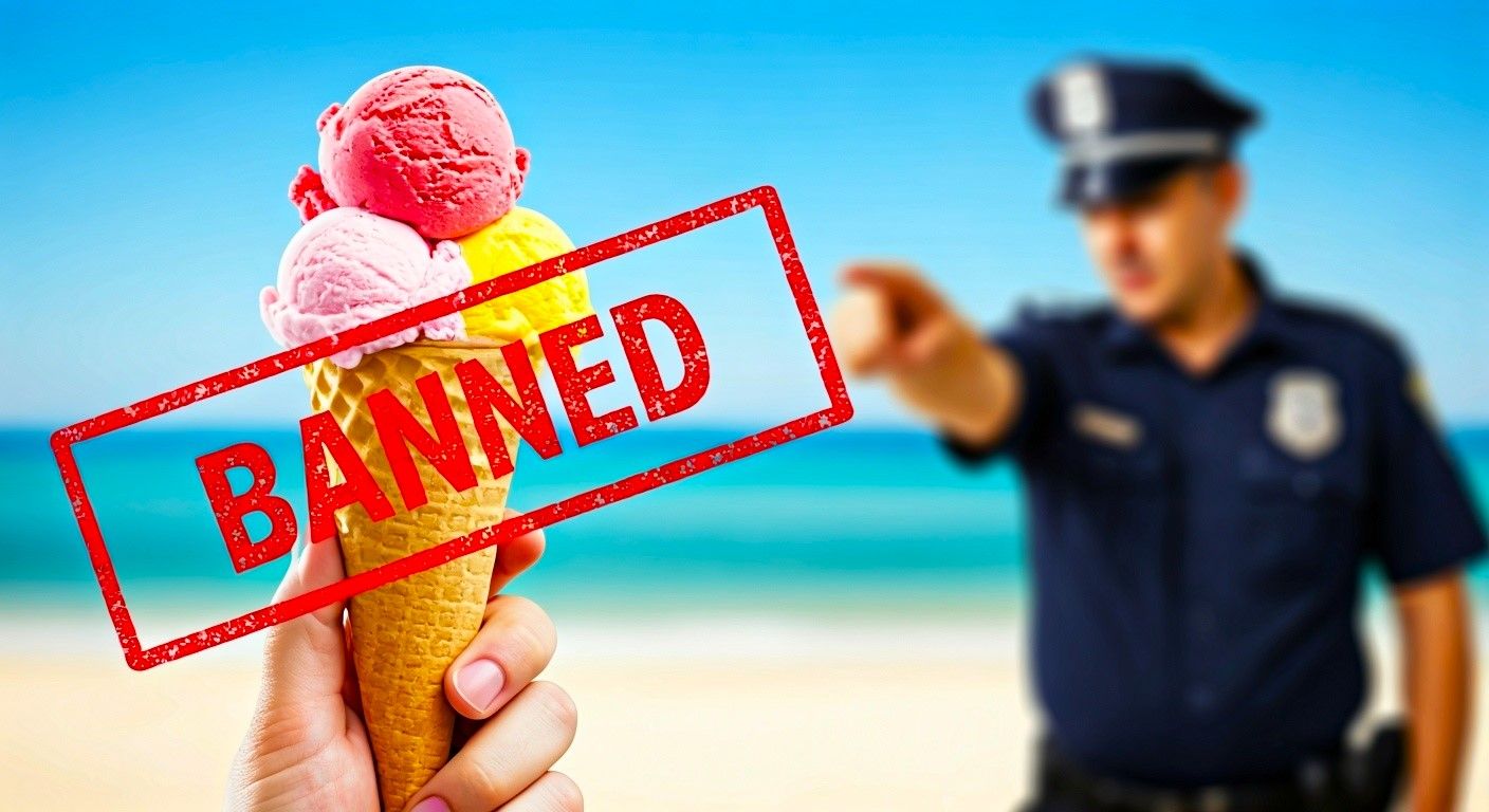 Warum es illegal ist, nach 18 Uhr in diesem Zustand Eis zu kaufen