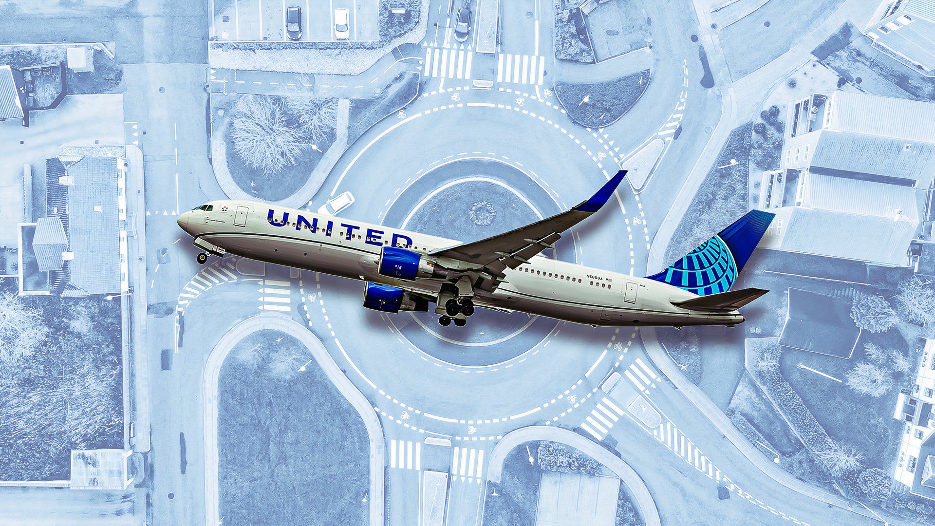 Ungewöhnlich: United Airlines hat 11 Routen, an denen die USA nicht beteiligt sind