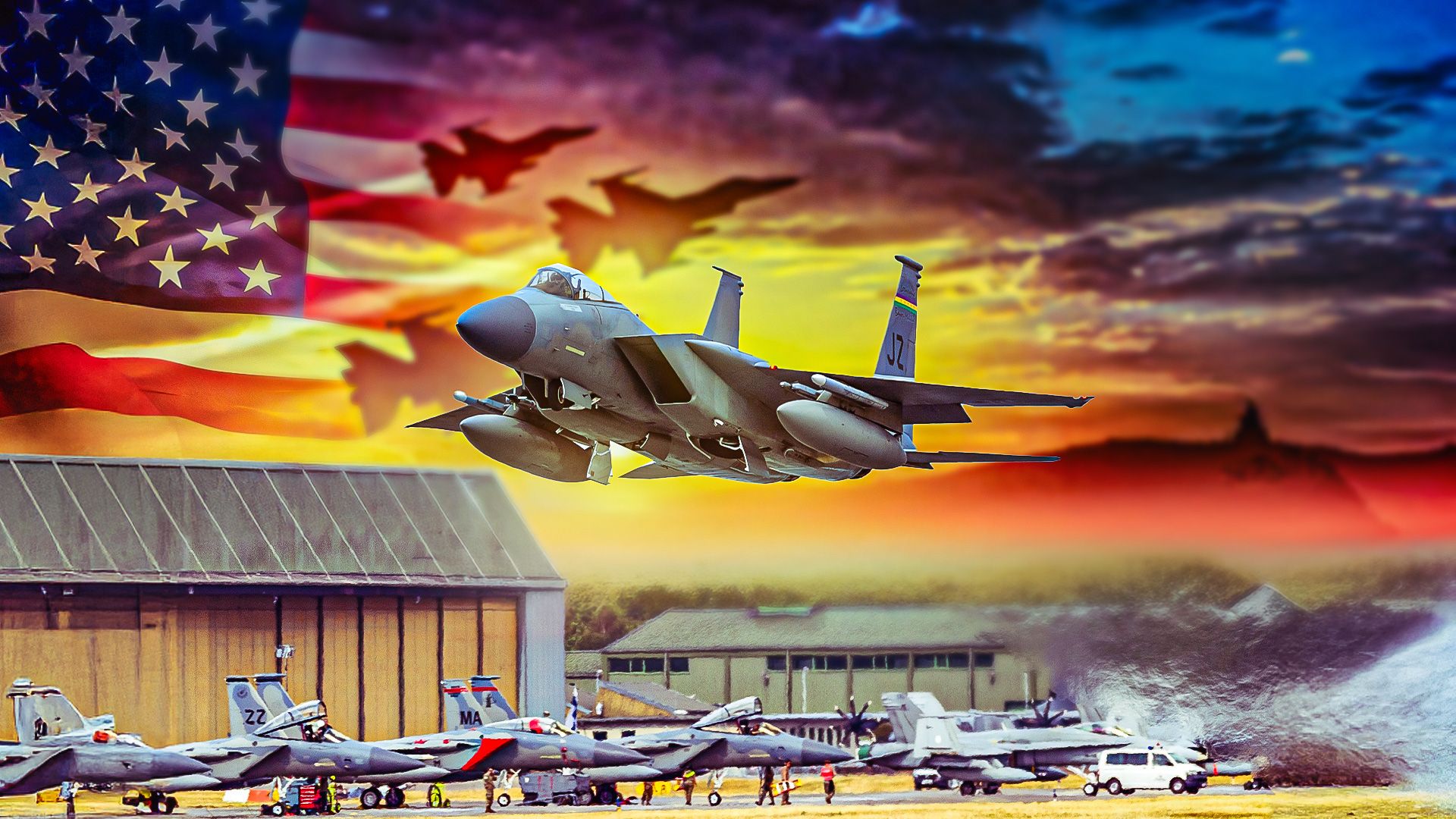 Dies ist der größte Kampfflugzeug in der US 