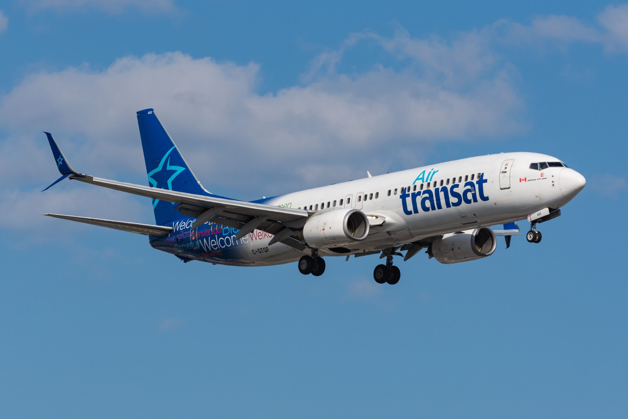 Air Transat applaudiert dafür, dass er sich von US