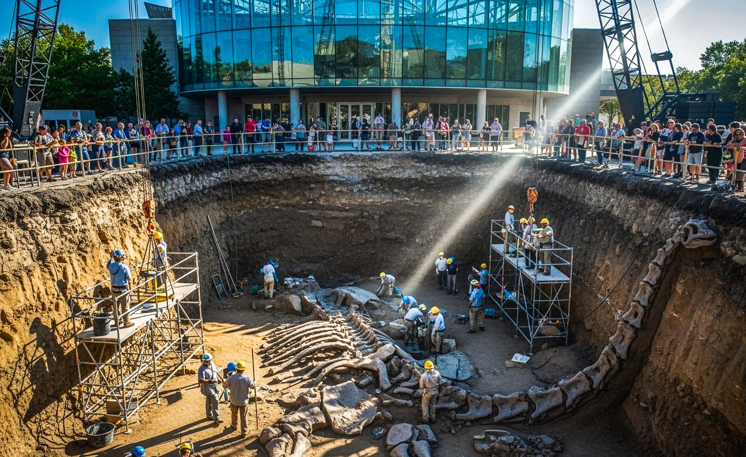 Neuer Dinosaurier, der unter dem US 