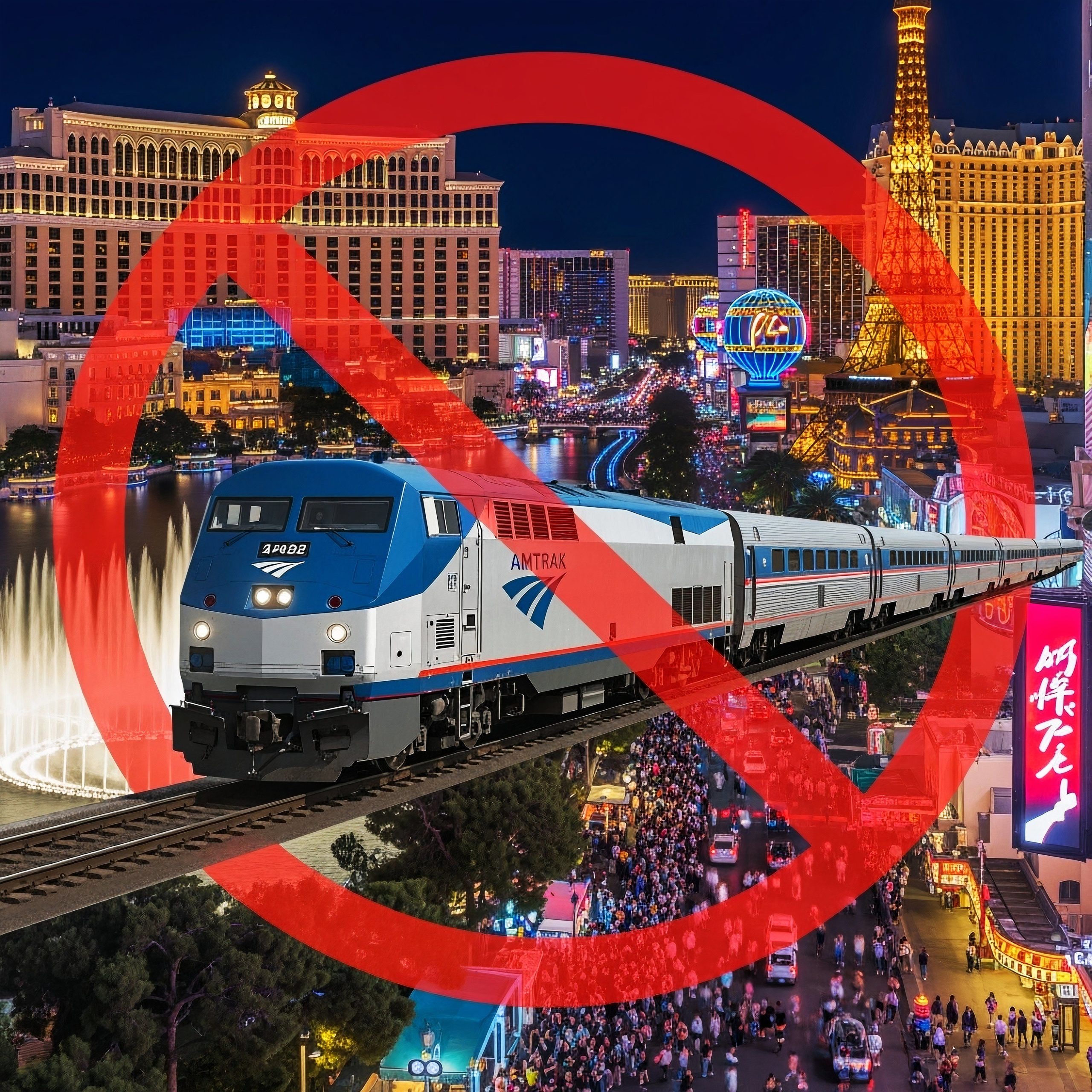 Der fehlende Link: Warum Amtrak das beliebteste Urlaubszentrum Amerikas vermeidet