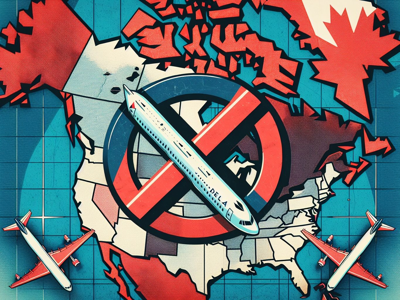 Delta Air Lines drückt in kanadischen Boykotten in die USA mit mehr verbotenen Flügen zurück