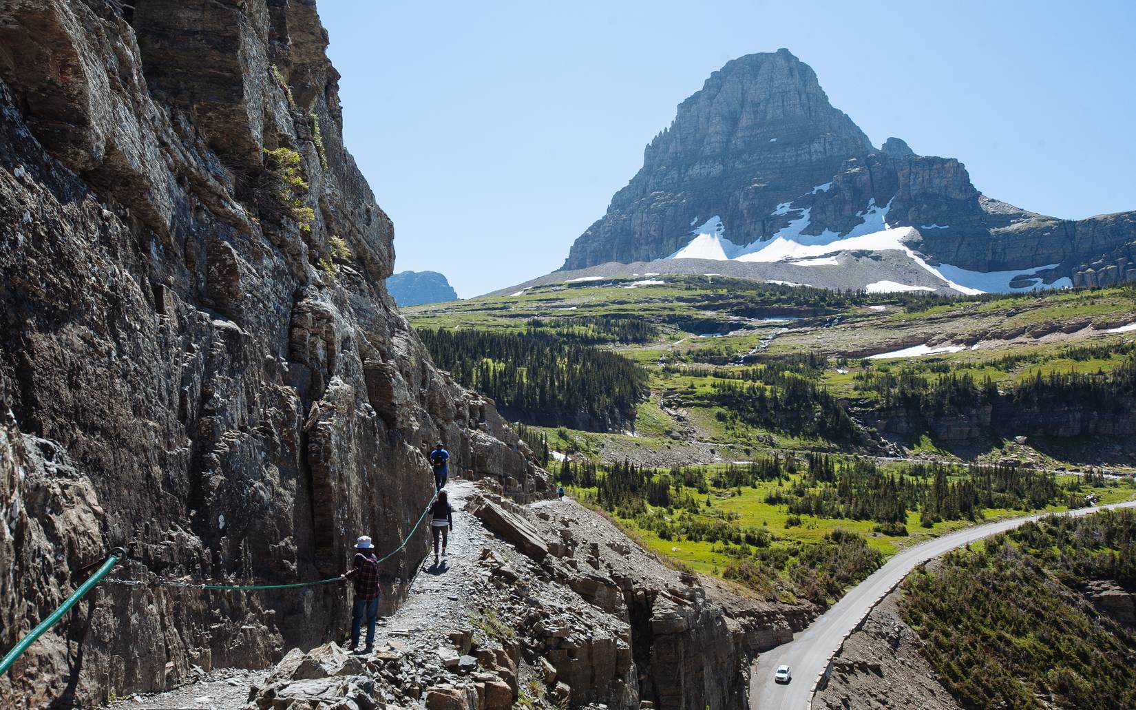 Die Besucher des Glacier 