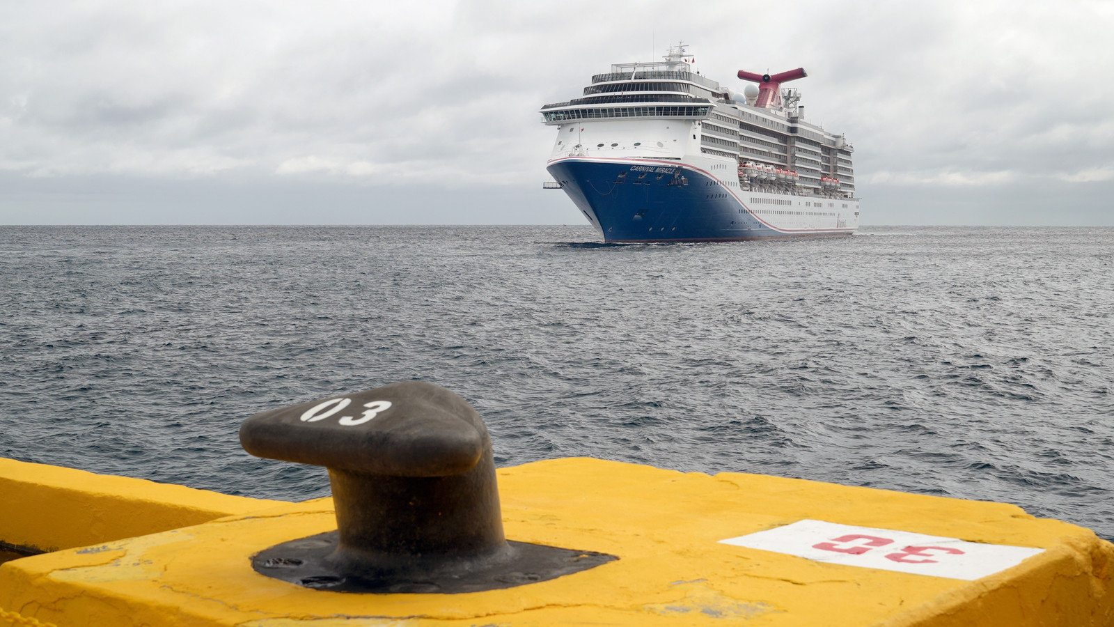 Carnival Cruise Line gibt die subtile Reaktion mit vier Wörtern nach Proteste am Kreuzfahrtterminal von Baltimore aus
