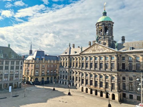 Reiseanwendung im Januar in Amsterdam