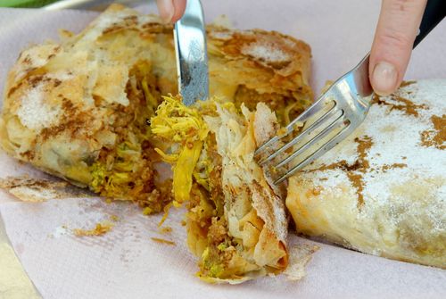 Essen und Getränkekochen in Marrakesch