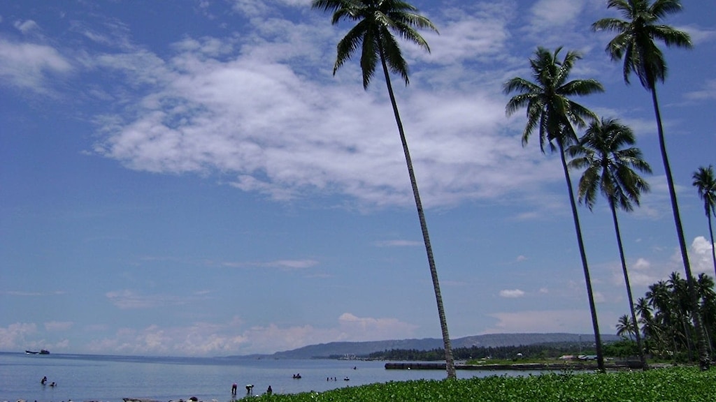 Touristenplätze im Allgemeinen Santos, Philippinen 