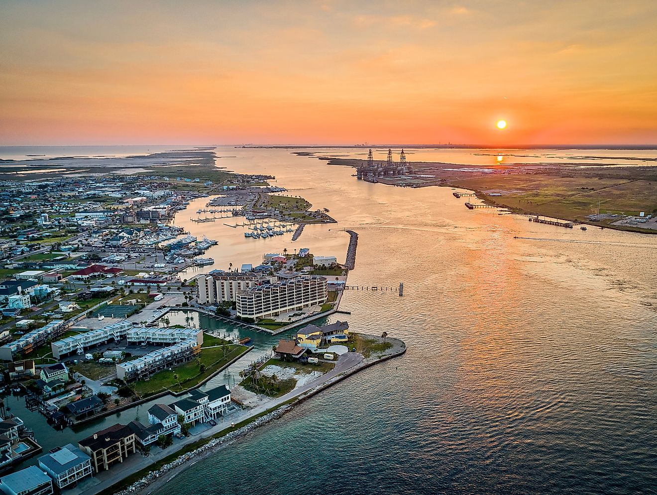 7 Städte außerhalb der Mühepfaden an der Golfküste