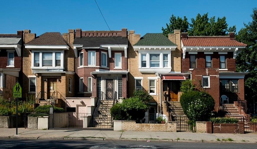 Griechische Stadt in Queens, New York 