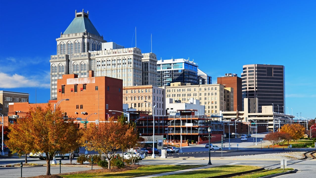 Greensboro: Eine Stadt in North Carolina mit historischen Sightseeing 