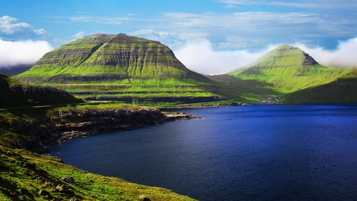 5 Sightseeing-Plätze auf den dänischen Färönen vom Flughafen Vágar