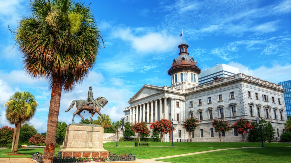 Columbia (South Carolina): Eine historische Stadt, die einen Hot Spot für mit Kräutern gefüllte Touristenattraktionsorte darstellt
