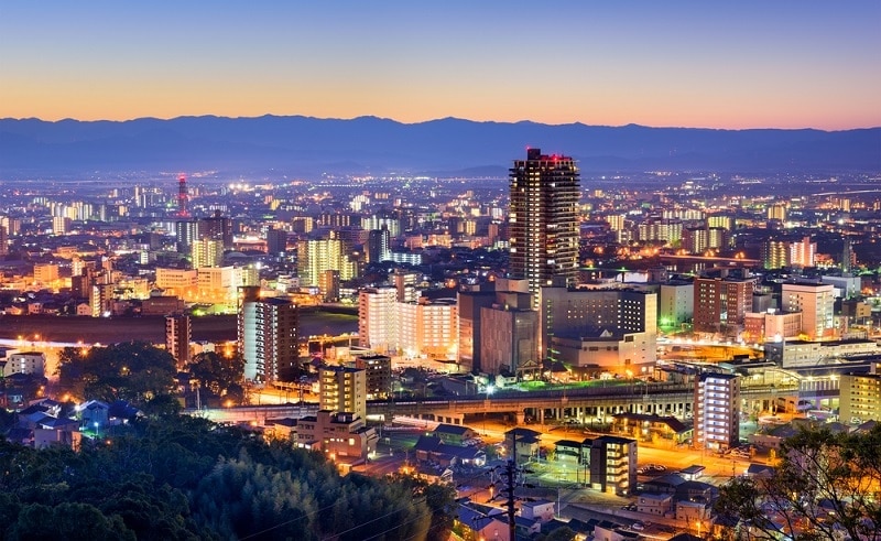 Schöne Nachtblick auf die Präfektur Kumamoto, das Land des Feuers, können hier zu sehen sein! 6 beliebte Nachtblicke!