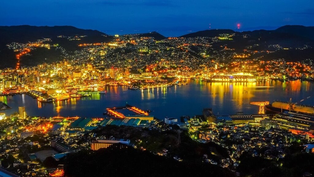 Wenn es um Nachtansichten geht, ist Nagasaki der richtige Ort! 5 beste Nachtscape 