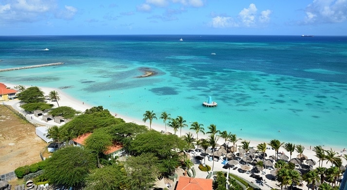 Ein wahres Paradies, das in der Karibik schwimmt! [Sicherheitsinformationen auf niederländischer Aruba]