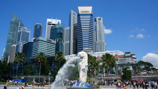 Der Rathausbereich von Singapur ist voller exotischem Charme und Touristenattraktionen!