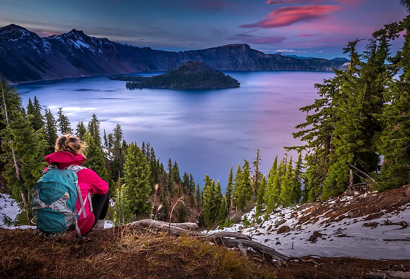 Crater Lake National Park, Heimat des tiefsten Saphirwassers Amerikas