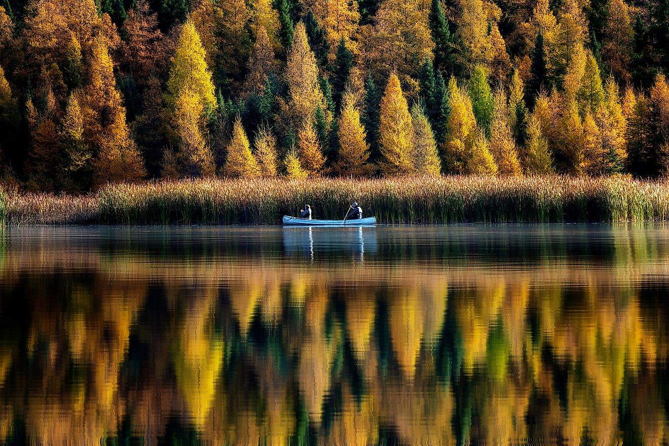 Wie viele Seen gibt es in Kanada im Vergleich zu den Vereinigten Staaten?