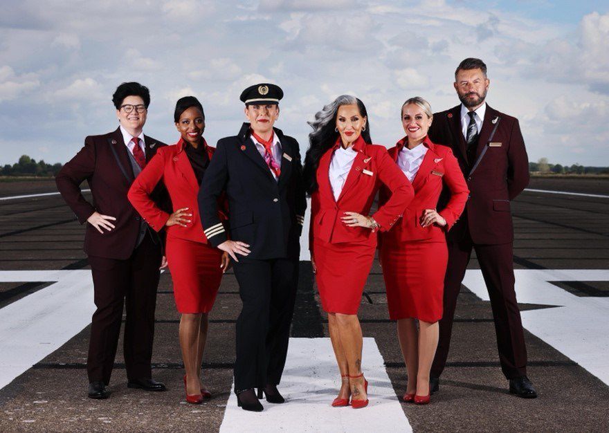 Virgin Atlantic ist die neueste Fluggesellschaft, die geschlechtsneutrale Uniformen anbietet