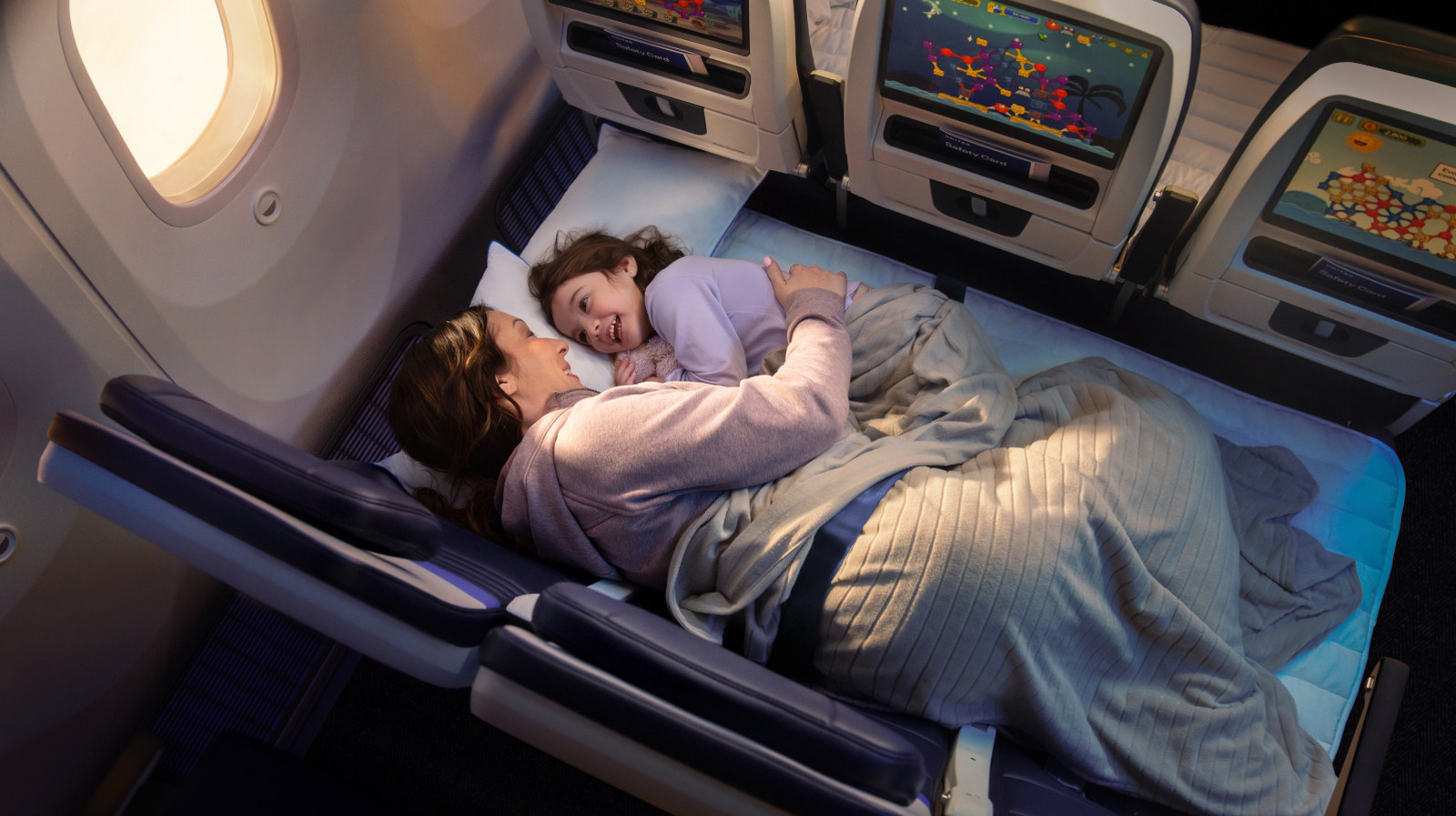 United Airlines wird bald eine umwandelbare Sitzoption zum Entspannen auf Langstreckenflügen anbieten